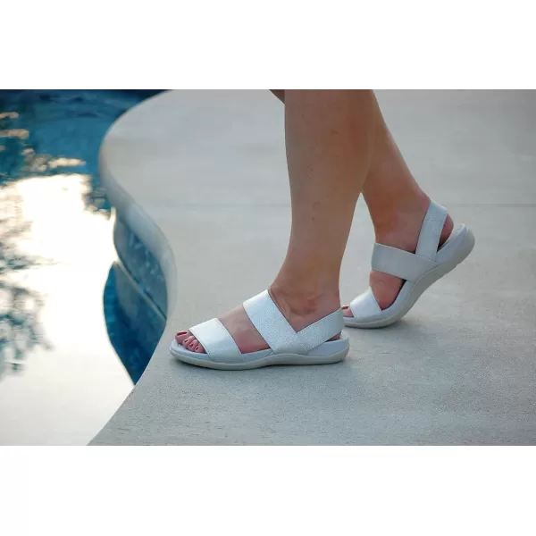 Dearfoams Women's Original Comfort Sloane Backstrap Casual Open Toe Sandal