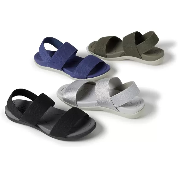 Dearfoams Women's Original Comfort Sloane Backstrap Casual Open Toe Sandal