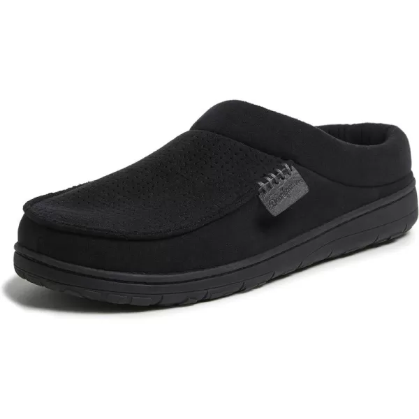 Dearfoams Men’s Brendan Indoor/Outdoor Breathable Memory Foam Clog House Shoe with Wide Widths Slipper
