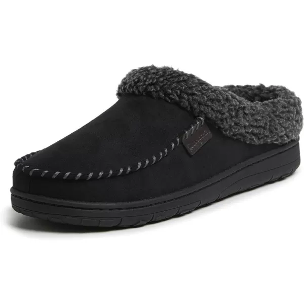 Dearfoams Men’s Brendan Indoor/Outdoor Breathable Memory Foam Clog House Shoe with Wide Widths Slipper