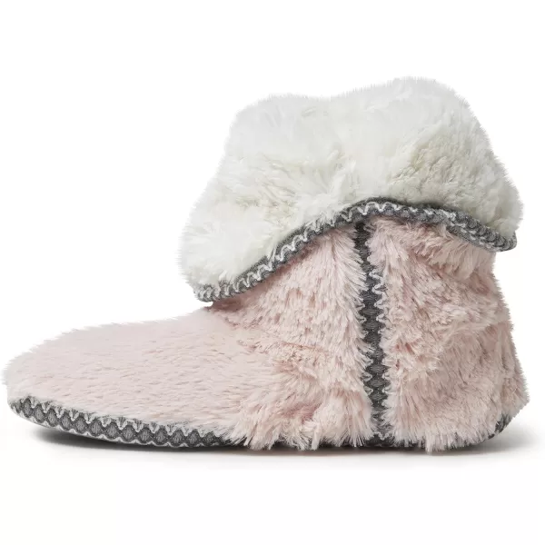 Dearfoams Women's Beth Furry Foldover Boot Slipper