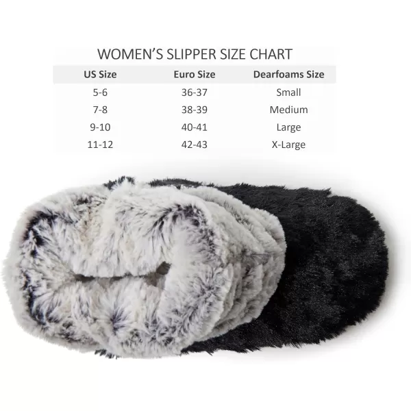 Dearfoams Women's Beth Furry Foldover Boot Slipper