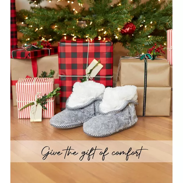 Dearfoams Women's Beth Furry Foldover Boot Slipper