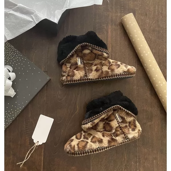 Dearfoams Women's Beth Furry Foldover Boot Slipper