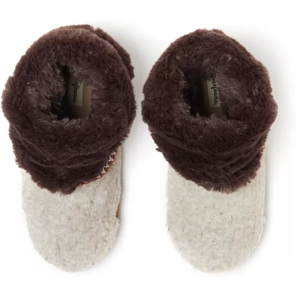 Dearfoams Women's Beth Furry Foldover Boot Slipper