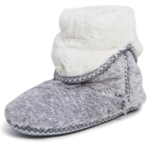 Dearfoams Women's Beth Furry Foldover Boot Slipper