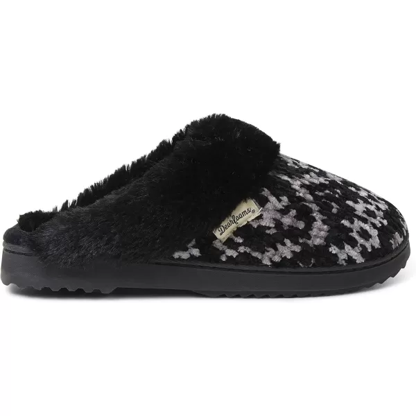 Dearfoams Women's Allison Chenille Fairisle Scuff Slipper