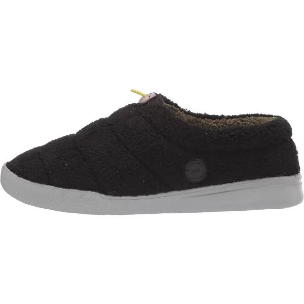 Dearfoams Men's Tatum Teddy Sport Lounge Clog Slipper