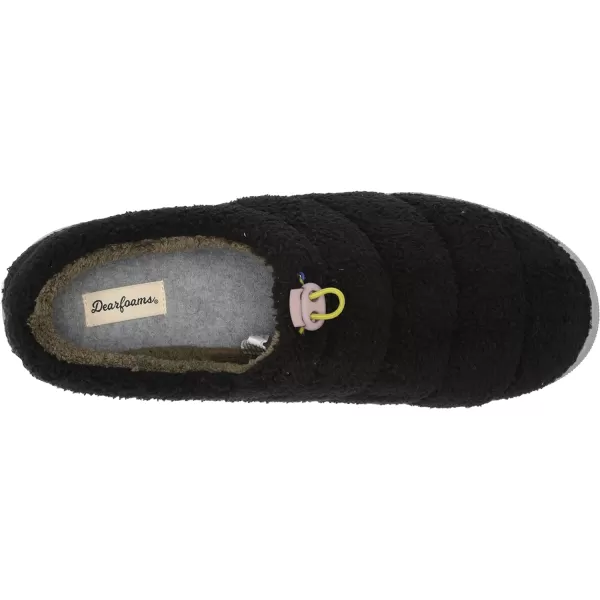 Dearfoams Men's Tatum Teddy Sport Lounge Clog Slipper