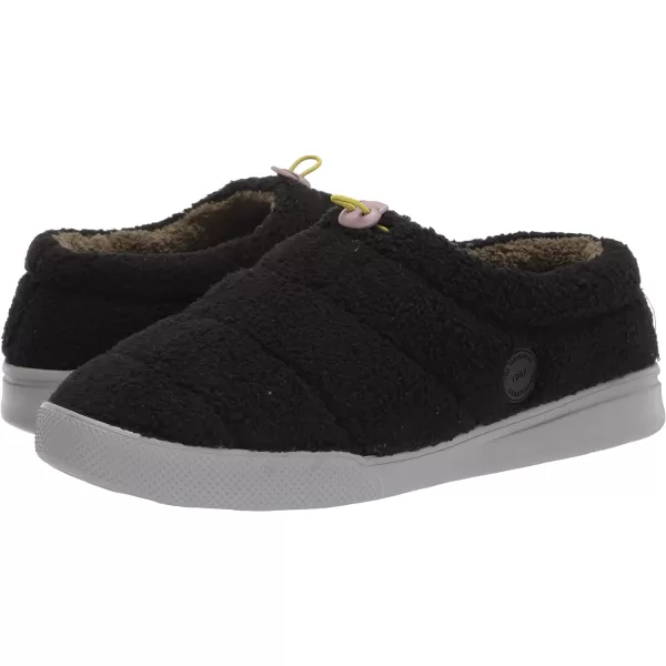 Dearfoams Men's Tatum Teddy Sport Lounge Clog Slipper