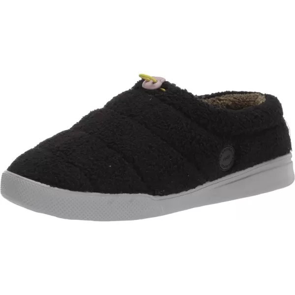 Dearfoams Men's Tatum Teddy Sport Lounge Clog Slipper