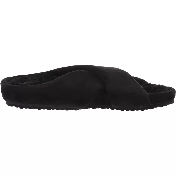 Dearfoams Women's Maeve Crossband Molded Footbed Slide Slipper