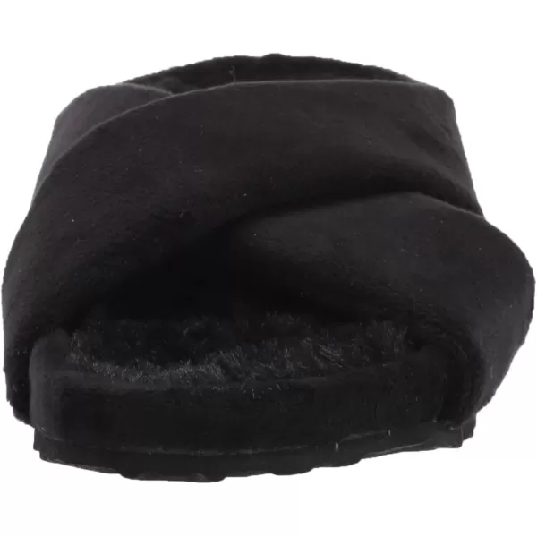 Dearfoams Women's Maeve Crossband Molded Footbed Slide Slipper