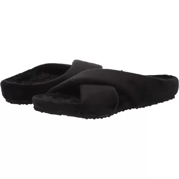 Dearfoams Women's Maeve Crossband Molded Footbed Slide Slipper