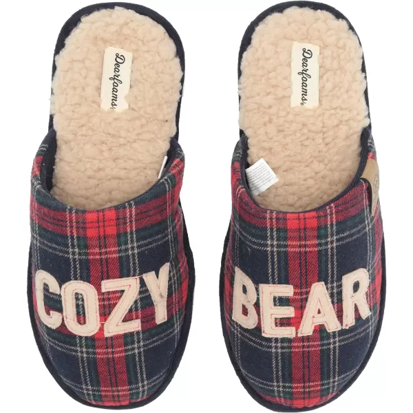 Dearfoams Unisex-Adult Family Collection Bear Moods Slipper