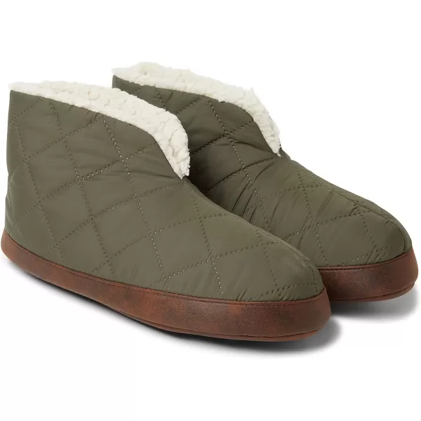 Dearfoams Men's Original Nylon Warm Up Bootie Slipper