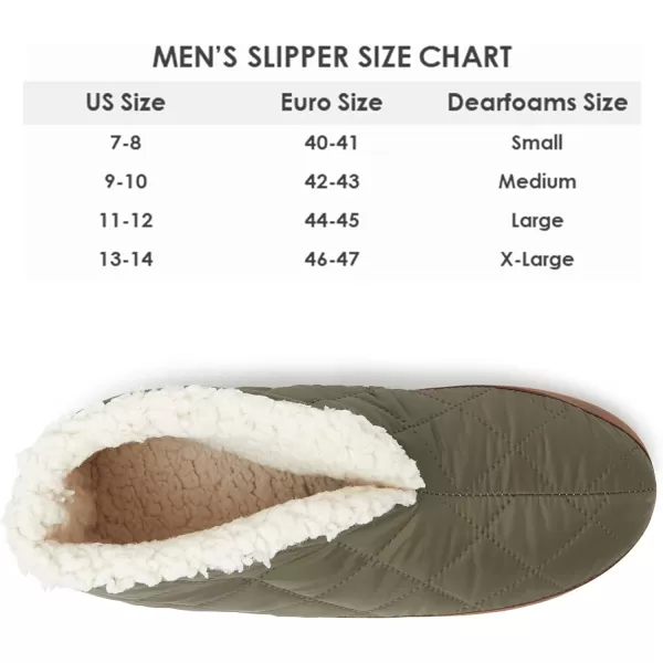 Dearfoams Men's Original Nylon Warm Up Bootie Slipper