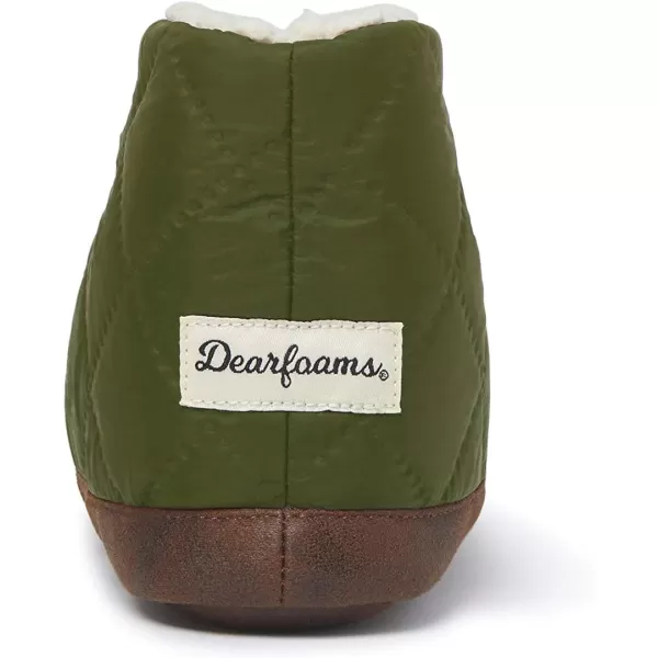 Dearfoams Men's Original Nylon Warm Up Bootie Slipper