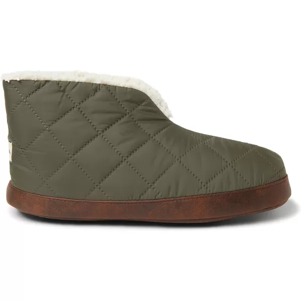 Dearfoams Men's Original Nylon Warm Up Bootie Slipper