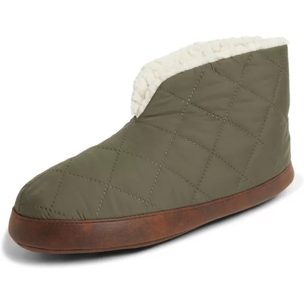 Dearfoams Men's Original Nylon Warm Up Bootie Slipper