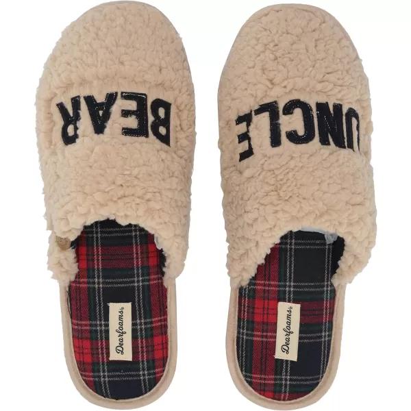 Dearfoams Men's Uncle Bear Slipper