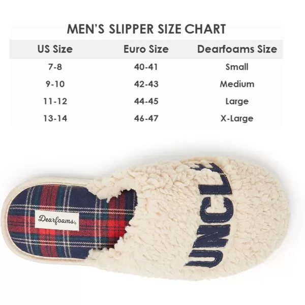 Dearfoams Men's Uncle Bear Slipper