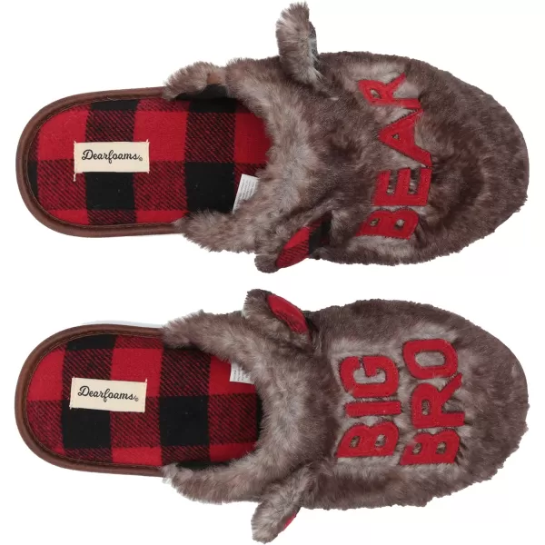 Dearfoams unisex adult Grand Bear Slipper