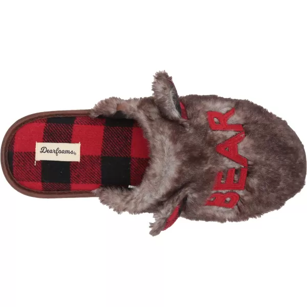 Dearfoams unisex adult Grand Bear Slipper
