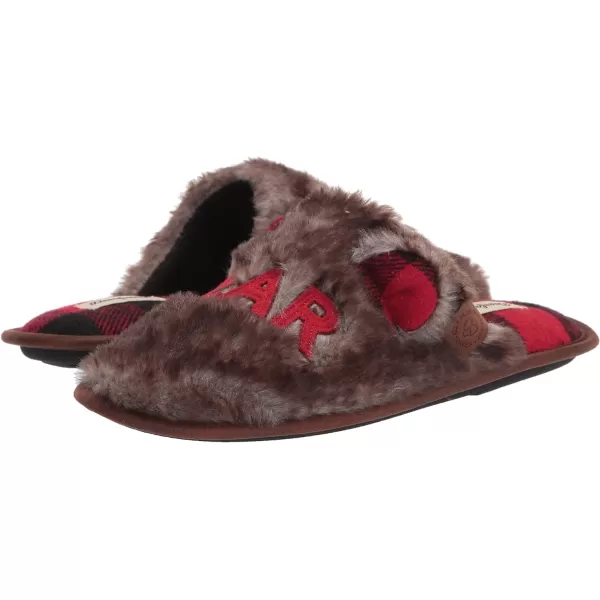 Dearfoams unisex adult Grand Bear Slipper