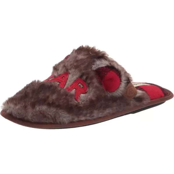 Dearfoams unisex adult Grand Bear Slipper