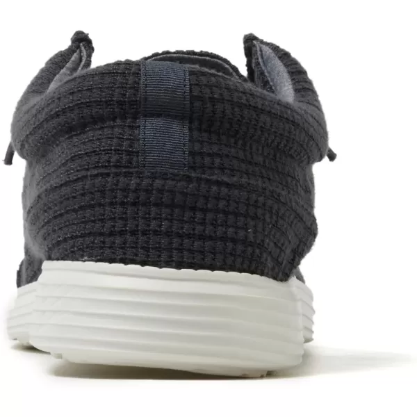 Dearfoams Men's Rhett Lightweight Washable Slip on Closed Black Sneaker
