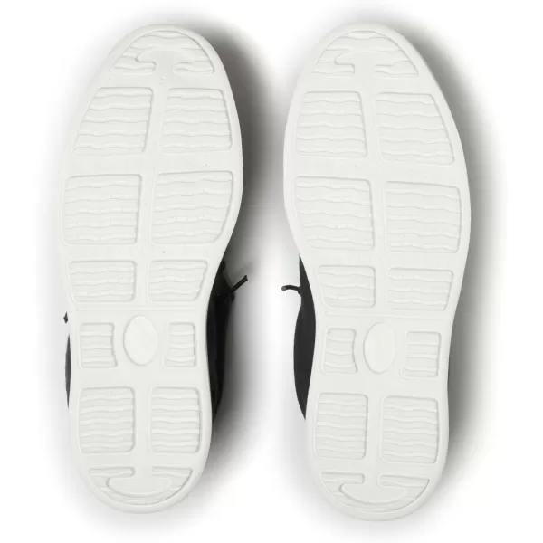 Dearfoams Men's Rhett Lightweight Washable Slip on Closed Black Sneaker