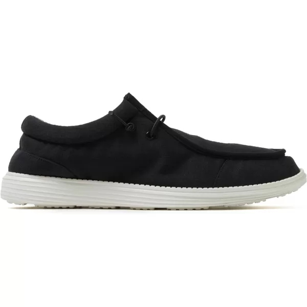 Dearfoams Men's Rhett Lightweight Washable Slip on Closed Black Sneaker