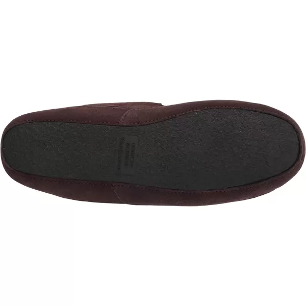 Dearfoams Men's Suede Classic Moccasin Slipper
