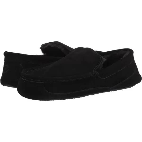 Dearfoams Men's Suede Classic Moccasin Slipper