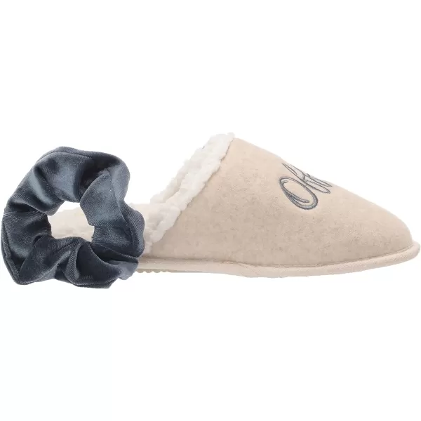 Dearfoams Women's Cozy Furry Giftable Scuff Slippers with Accessory