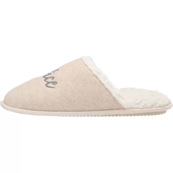Dearfoams Women's Cozy Furry Giftable Scuff Slippers with Accessory