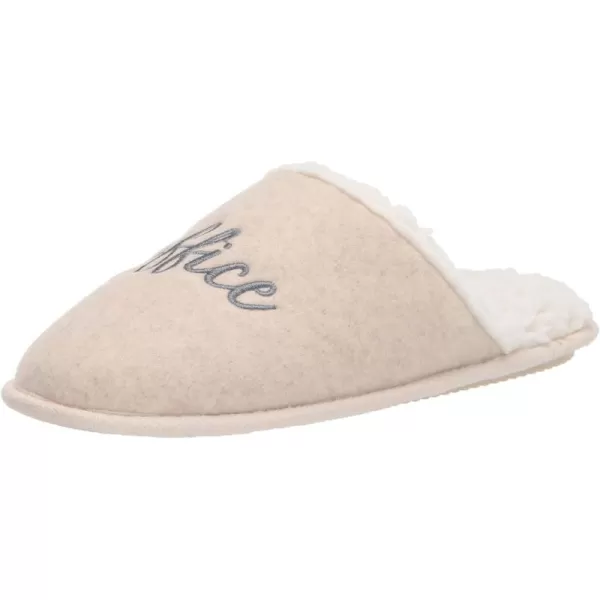Dearfoams Women's Cozy Furry Giftable Scuff Slippers with Accessory