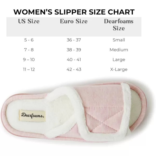 Dearfoams womens Adjustable Indoor/Outdoor Machine Washable Memory Foam Slide
