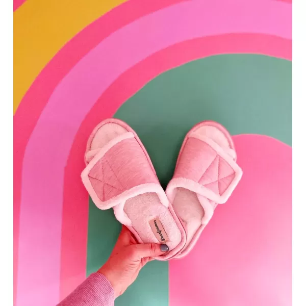 Dearfoams womens Adjustable Indoor/Outdoor Machine Washable Memory Foam Slide