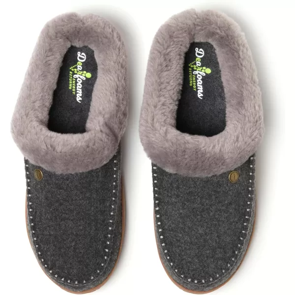 Dearfoams mens Baro Indoor Outdoor House Shoe Memeory Foam Clog