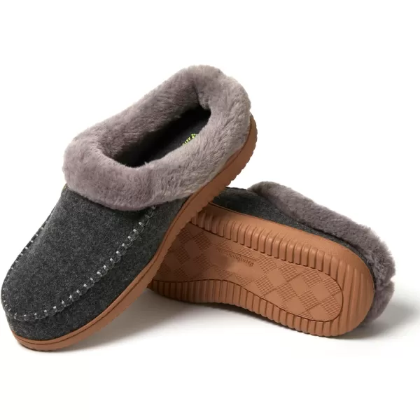 Dearfoams mens Baro Indoor Outdoor House Shoe Memeory Foam Clog