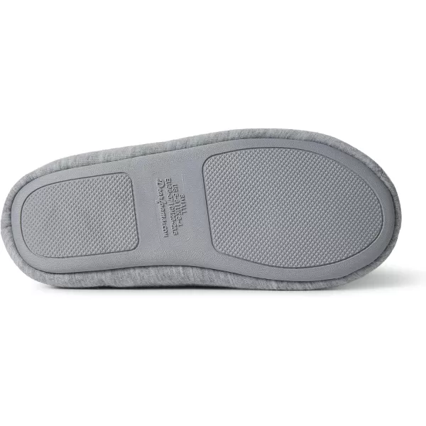 Dearfoams womens Dori Cozy Jersey Notch Clog Slipper