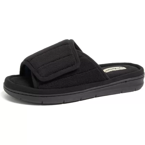 Dearfoams Women's Adjustable Indoor/Outdoor Machine Washable Memory Foam Slide Slipper