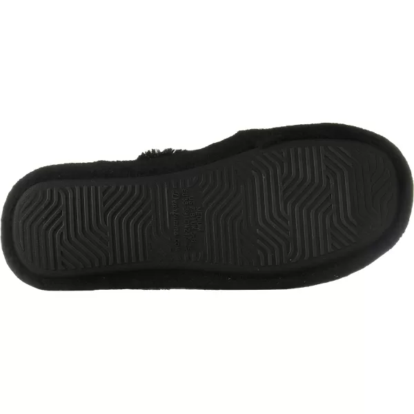 Dearfoams Women's Bailey faux fur Closed Toe Scuff Slipper