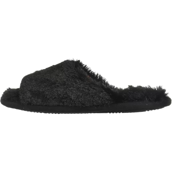 Dearfoams Women's Bailey faux fur Closed Toe Scuff Slipper
