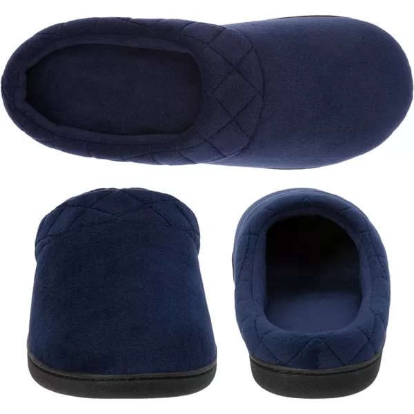 Dearfoams womens Indoor/Outdoor Memory Foam Darcy Microfiber Velour Clog, Wide Widths