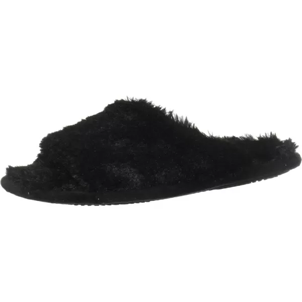 Dearfoams Women's Bailey faux fur Closed Toe Scuff Slipper