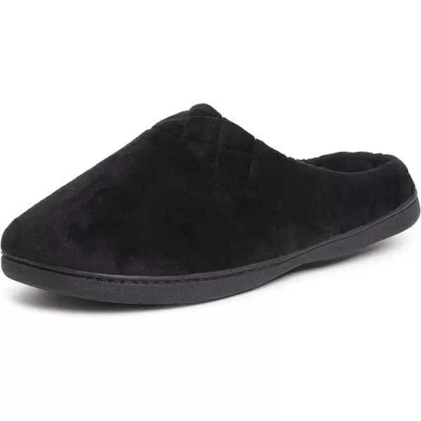 Dearfoams womens Indoor/Outdoor Memory Foam Darcy Microfiber Velour Clog, Wide Widths