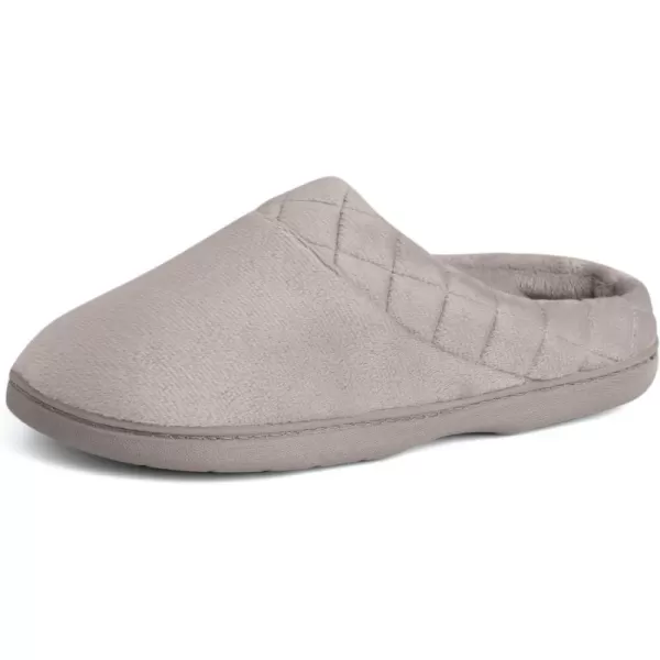 Dearfoams womens Indoor/Outdoor Memory Foam Darcy Microfiber Velour Clog, Wide Widths